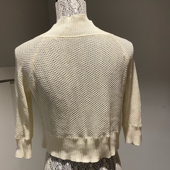 3 for 40 Free People cropped sweater vintage M - Picture 6 of 7